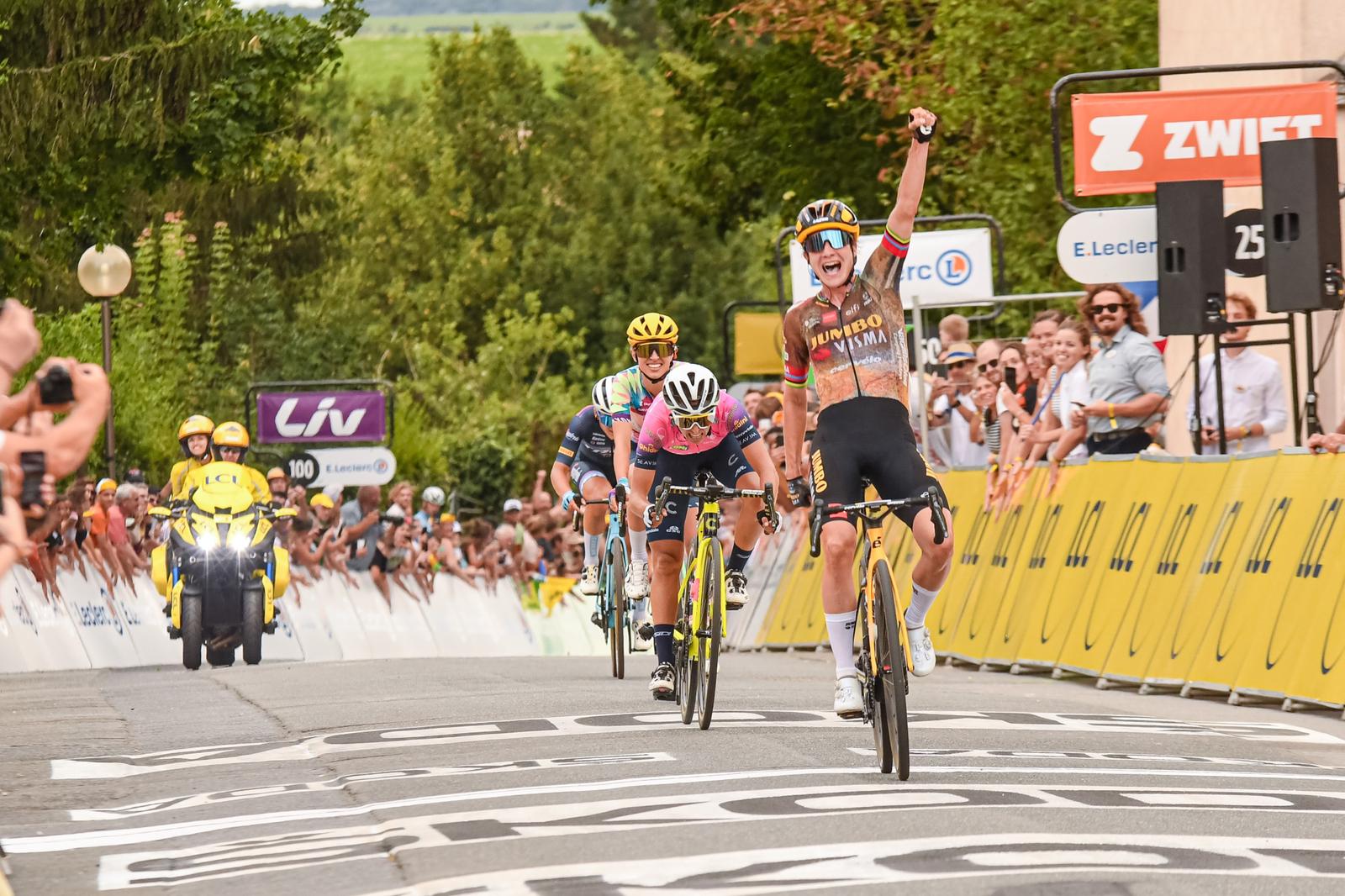 Silvia Persico celebrates her birthday with second place in the Tour de France Femmes